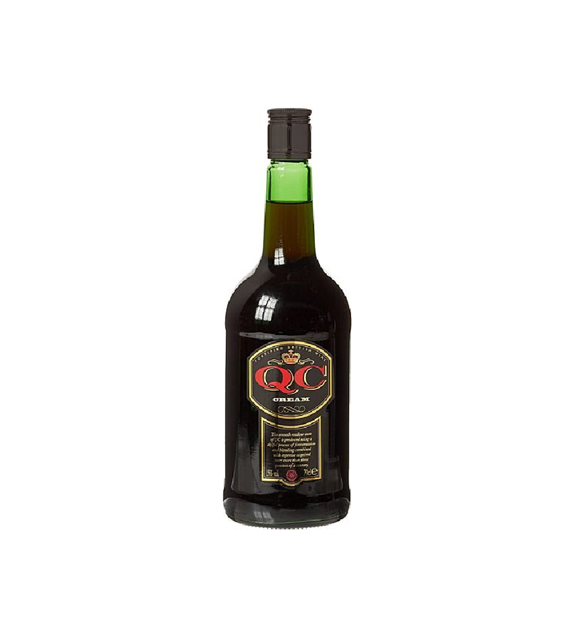 QC Cream British Fortified Wine 70 cl, Case of 6
