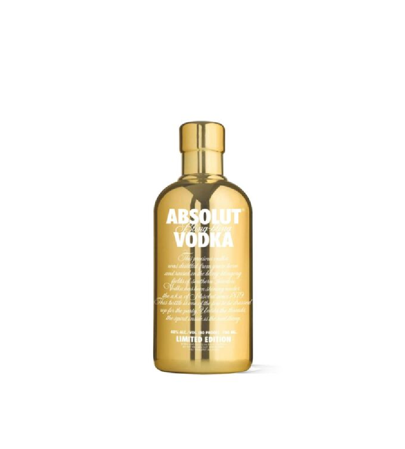 Absolut Bling Bling Gold Vodka 75cl