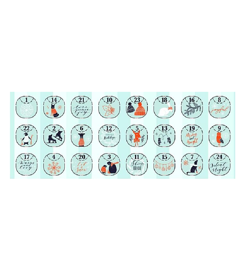 Wine Advent Calendar 24 Imported Bottles Variety - 24 x 375ml