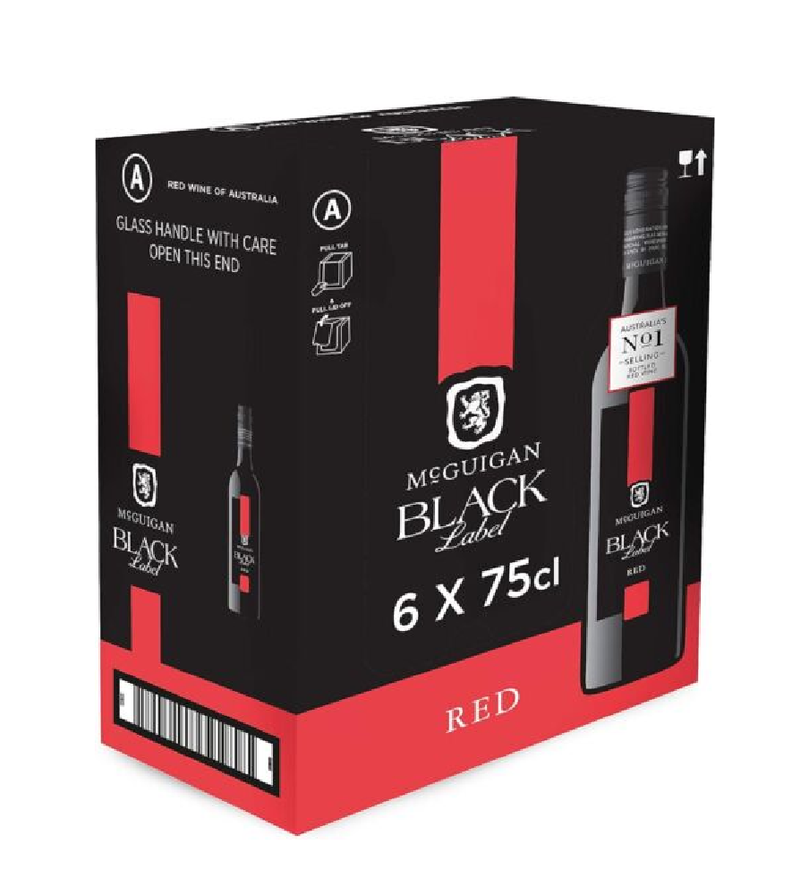 McGuigan Black Label Red, 75 cl (Case of 6)