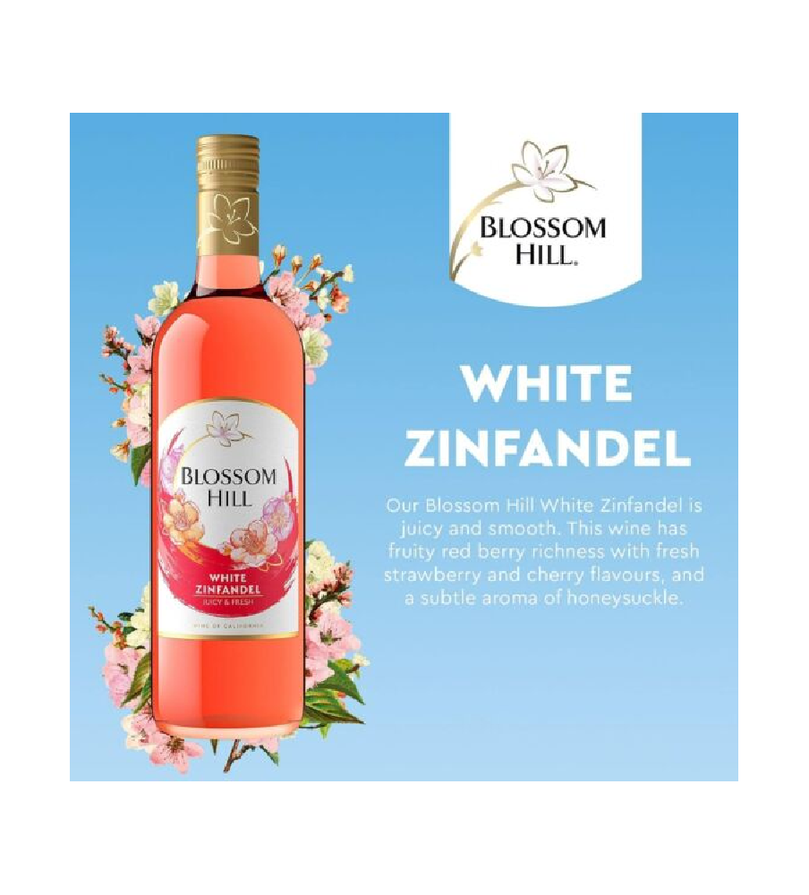 Blossom Hill White Zinfandel 75 cl (Case of 6)
