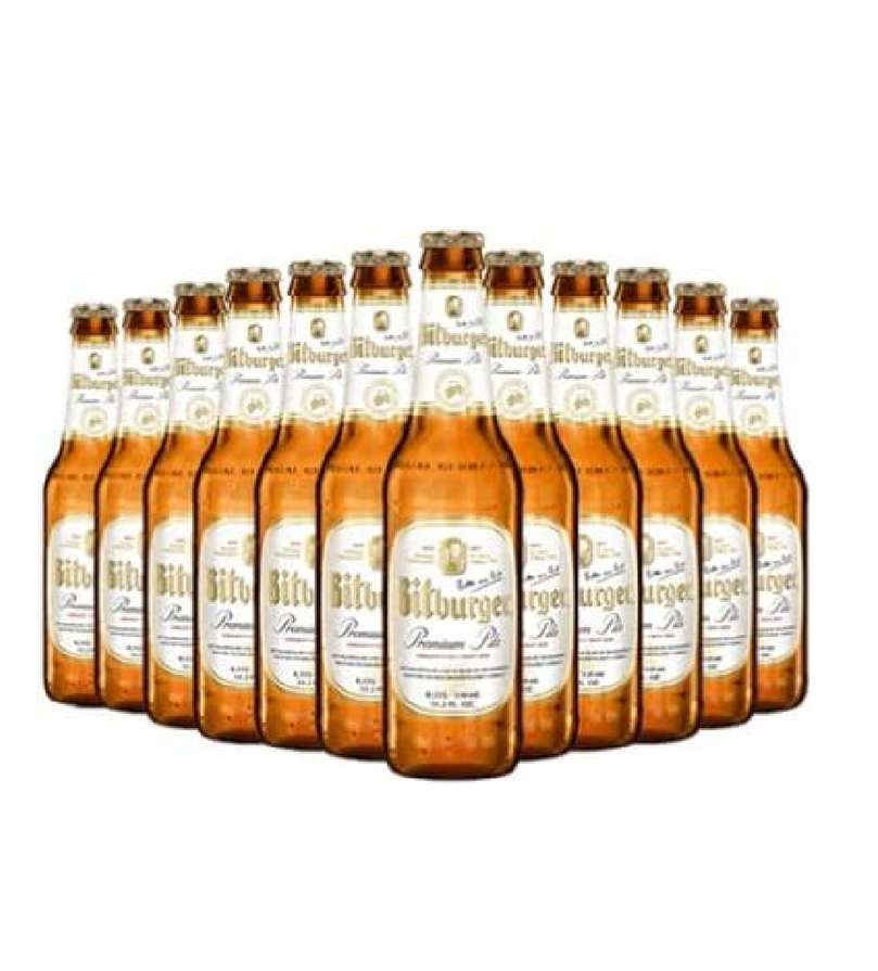 Bitburger 12x330ml Bottles 4.8% ABV