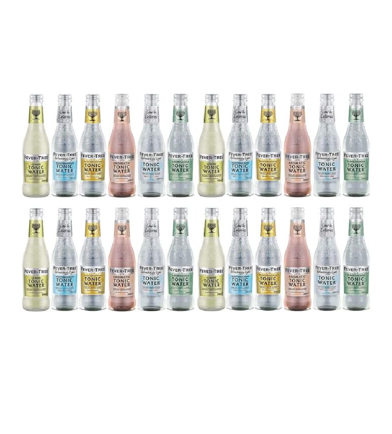Fever Tree Tonic Water Mixed Selection Pack (24 x 200ml)