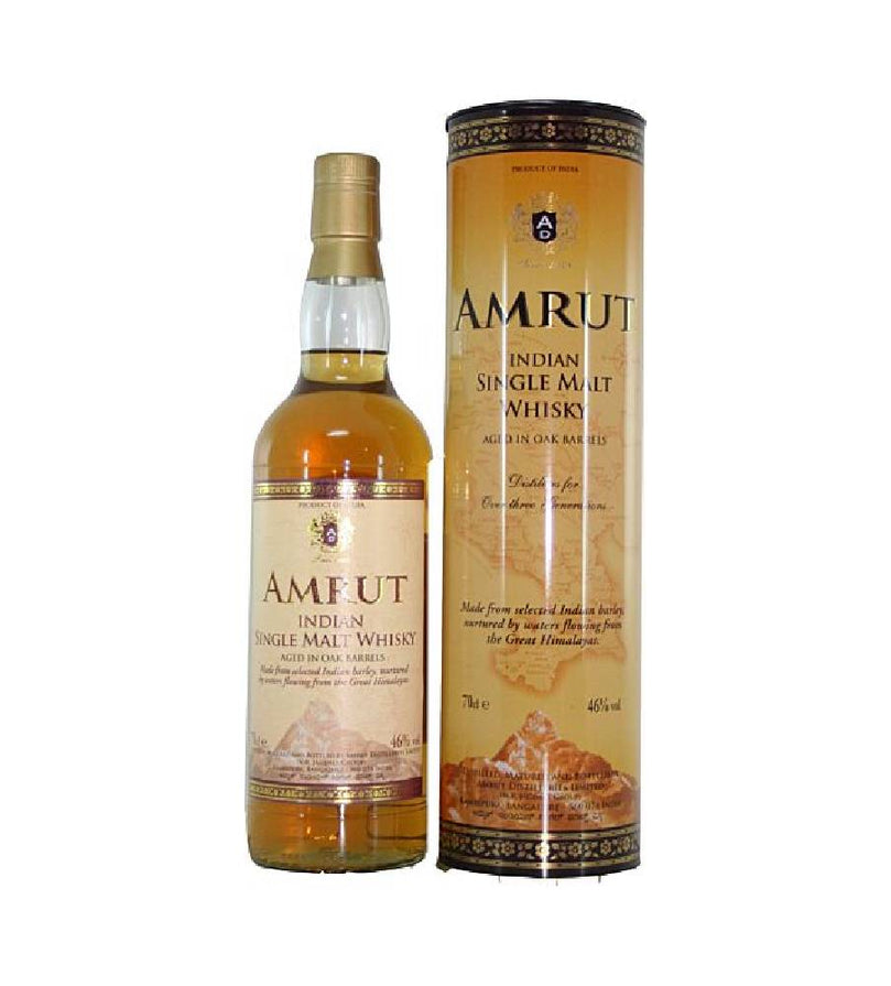 Amrut Indian Single Malt Whiskey 70cl - 46% ABV