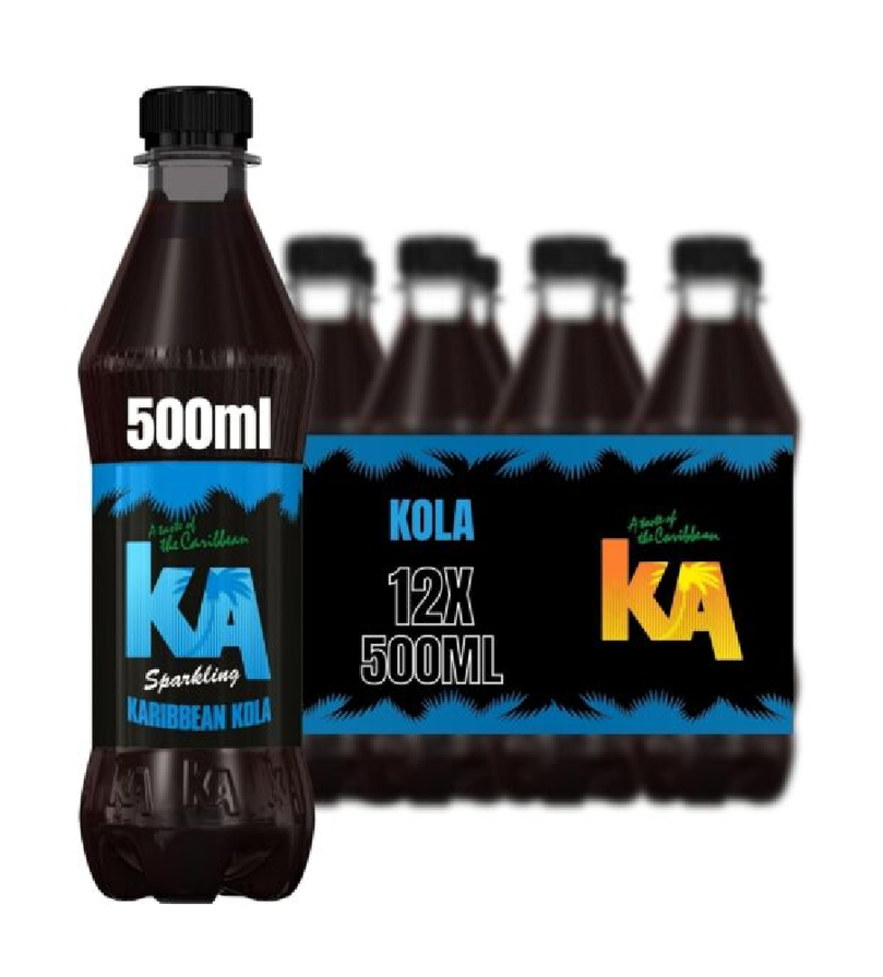 KA Kola Caribbean Cola, Authentic Jamaican Recipes - 12 x 500ml