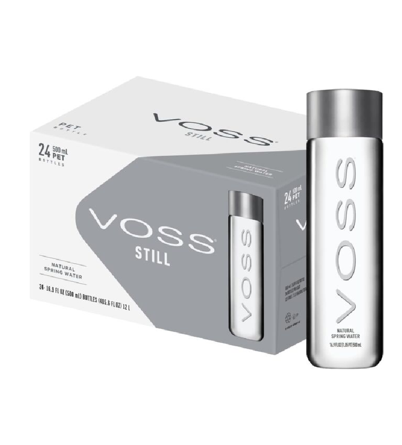 Voss PET Artesian Still Water Bottle 500 ml (Pack of 24)