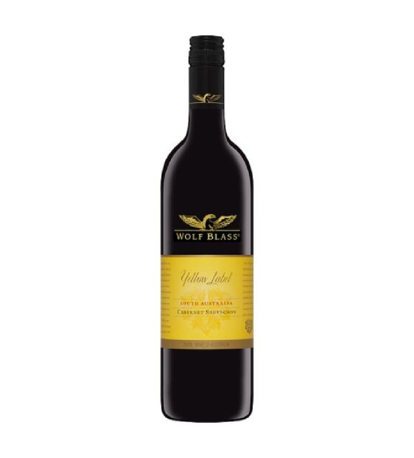 Wolf Blass - Yellow Label - Cabernet Sauvignon - Australian Red Wine - 75cl Single Bottle