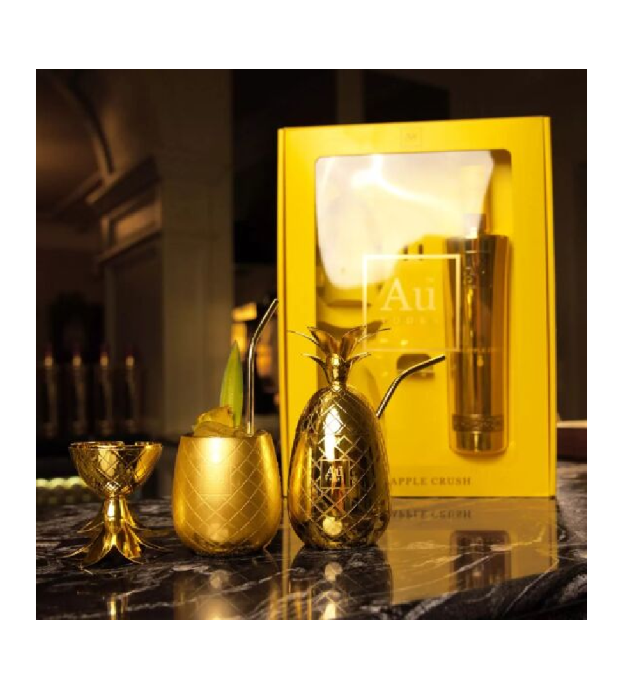 Au Vodka Pineapple Gift Pack 70cl
