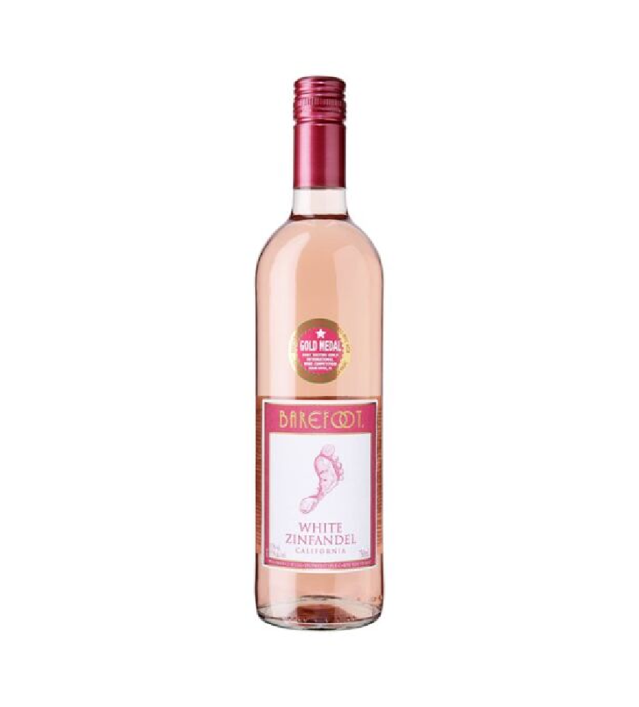 Barefoot White Zinfandel Rose Wine 6 X 75cl ( Case of 6 )