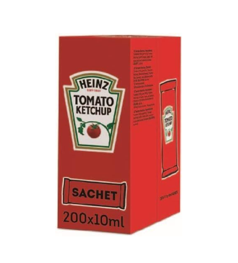 Heinz Tomato Ketchup, 11 ml (Pack of 200)