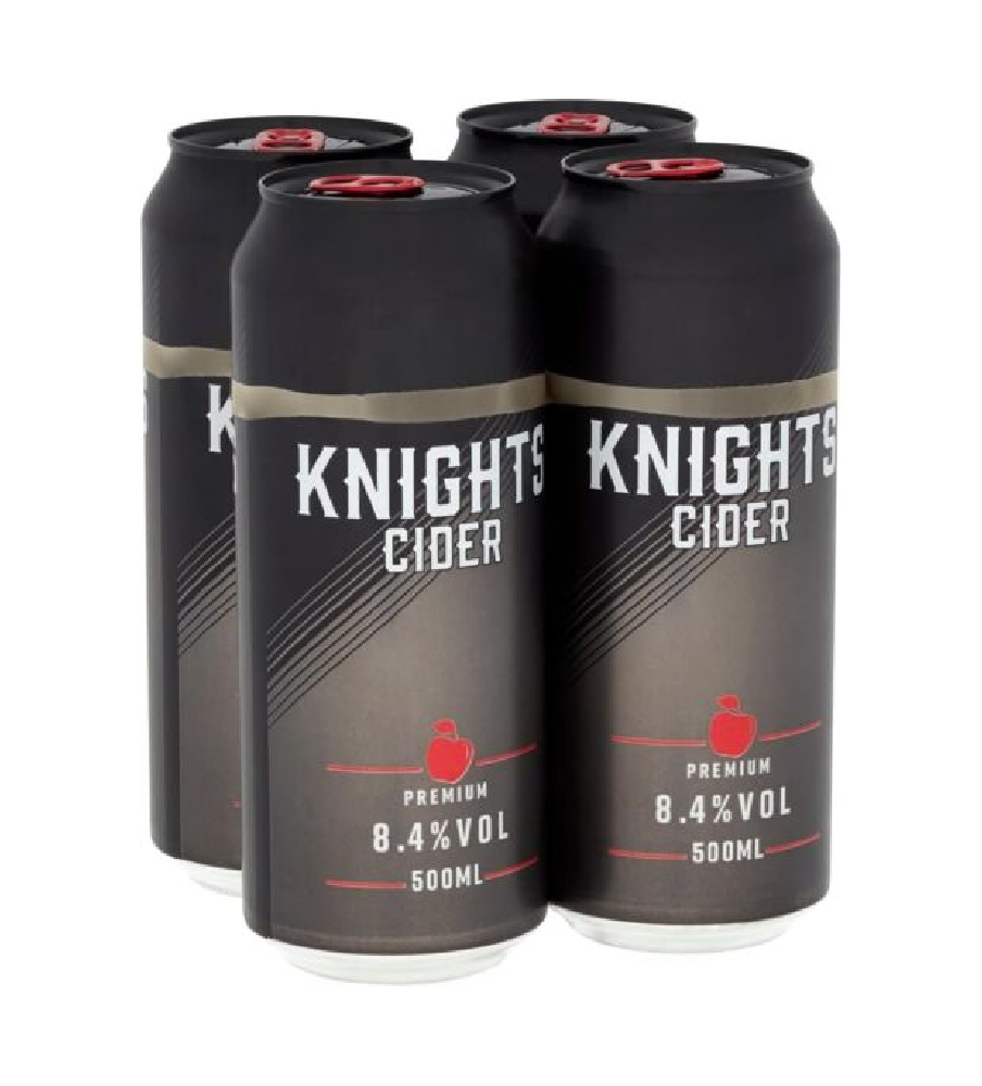Knights Cider Premium 24 x 500ml cans