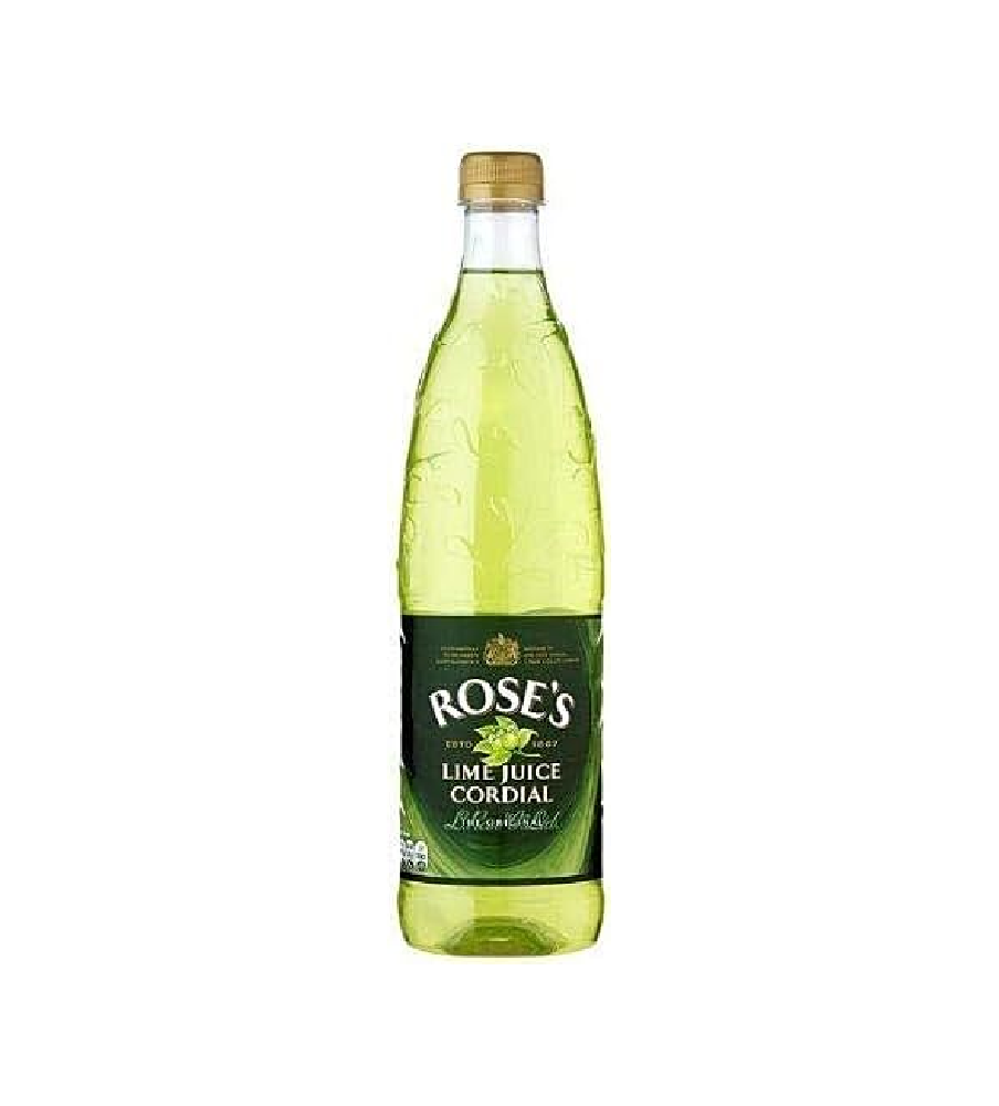 Rose Lime Juice Cordial - 6 x 1 litre ( 6 Pack )