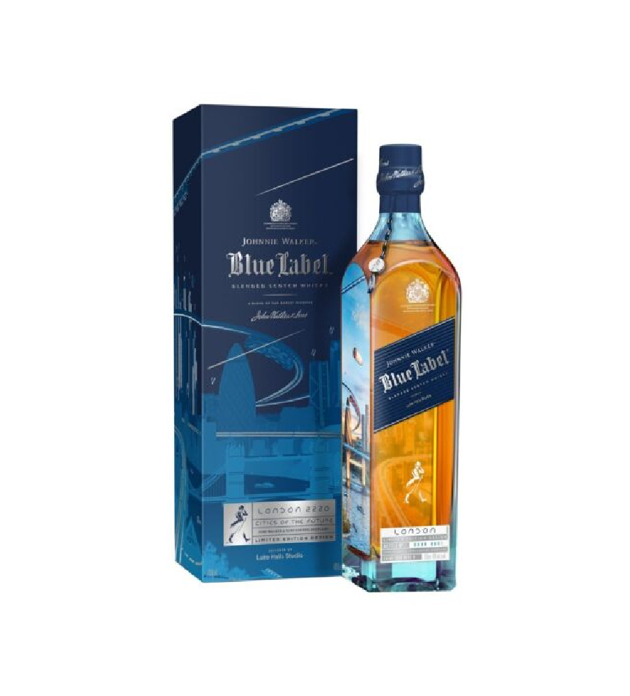 Johnnie Walker Blue Label Whisky 70cl Limited Edition London Design