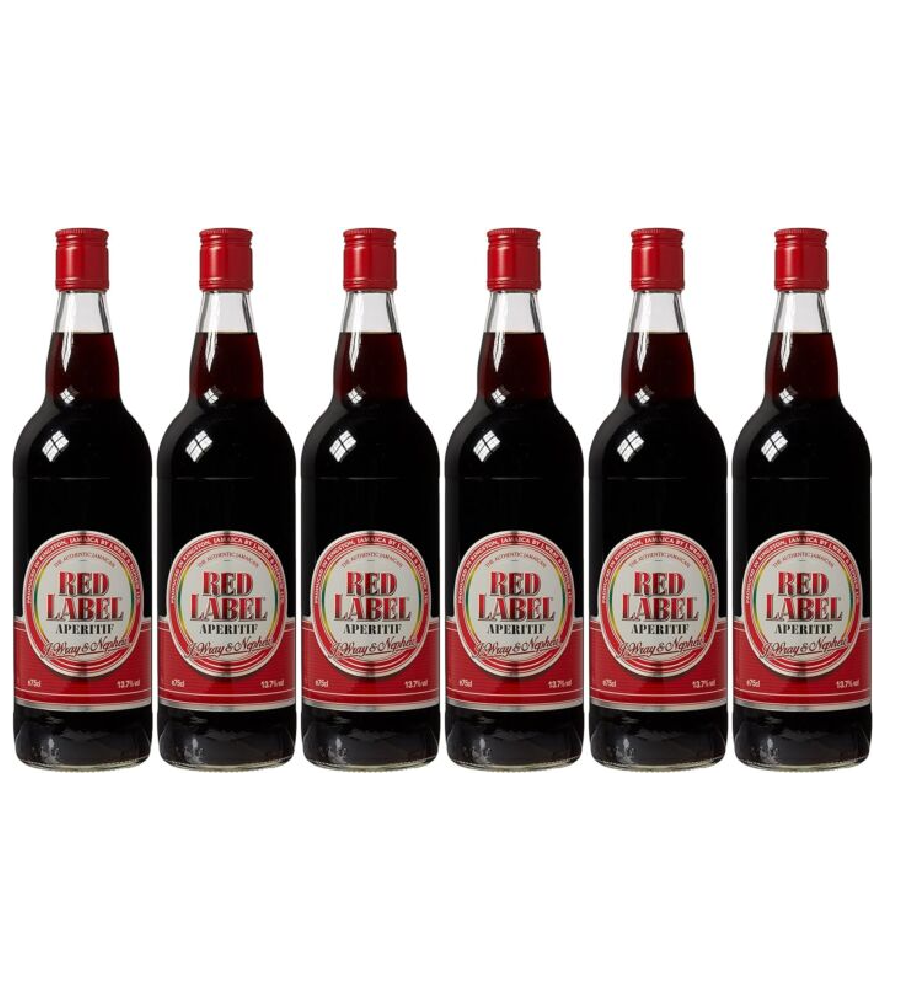 Wray and Nephew Red Label Apertif Wine NV 6 X 75CL
