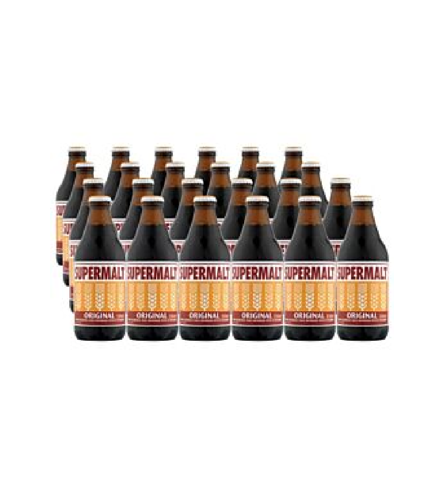 Supermalt Original Malt Beverage, 24 x 330ml