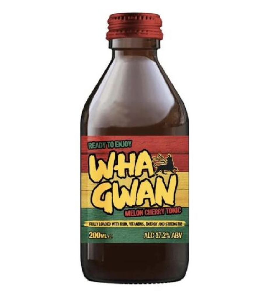 Wha Gwan Melon Cherry Rum Tonic 200ml