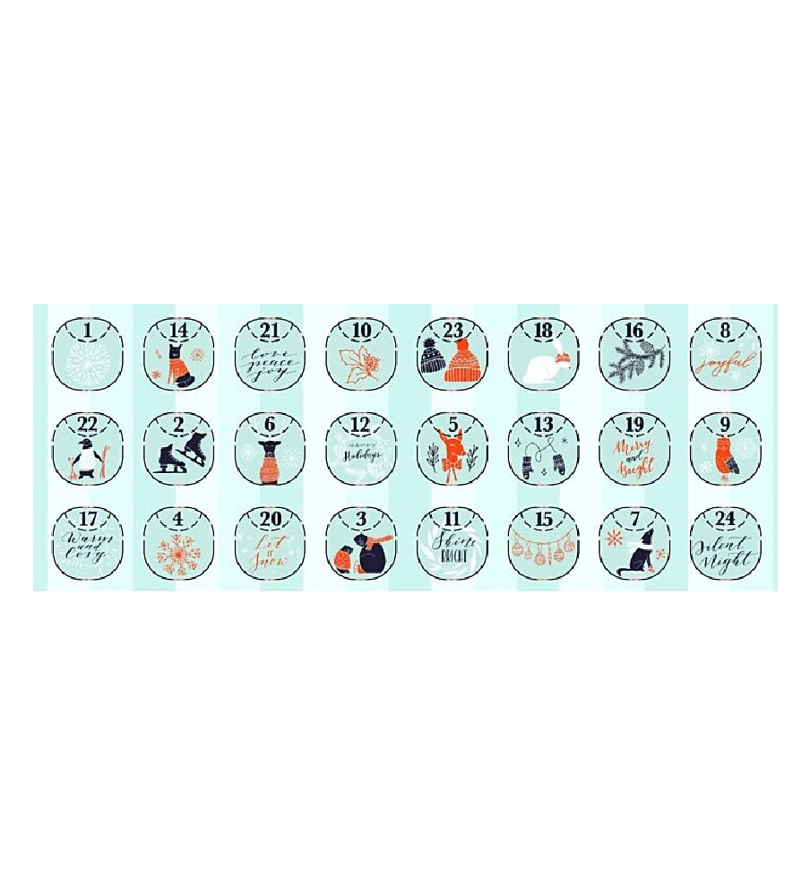 Wine Advent Calendar 24 Imported Bottles Variety - 24 x 375ml