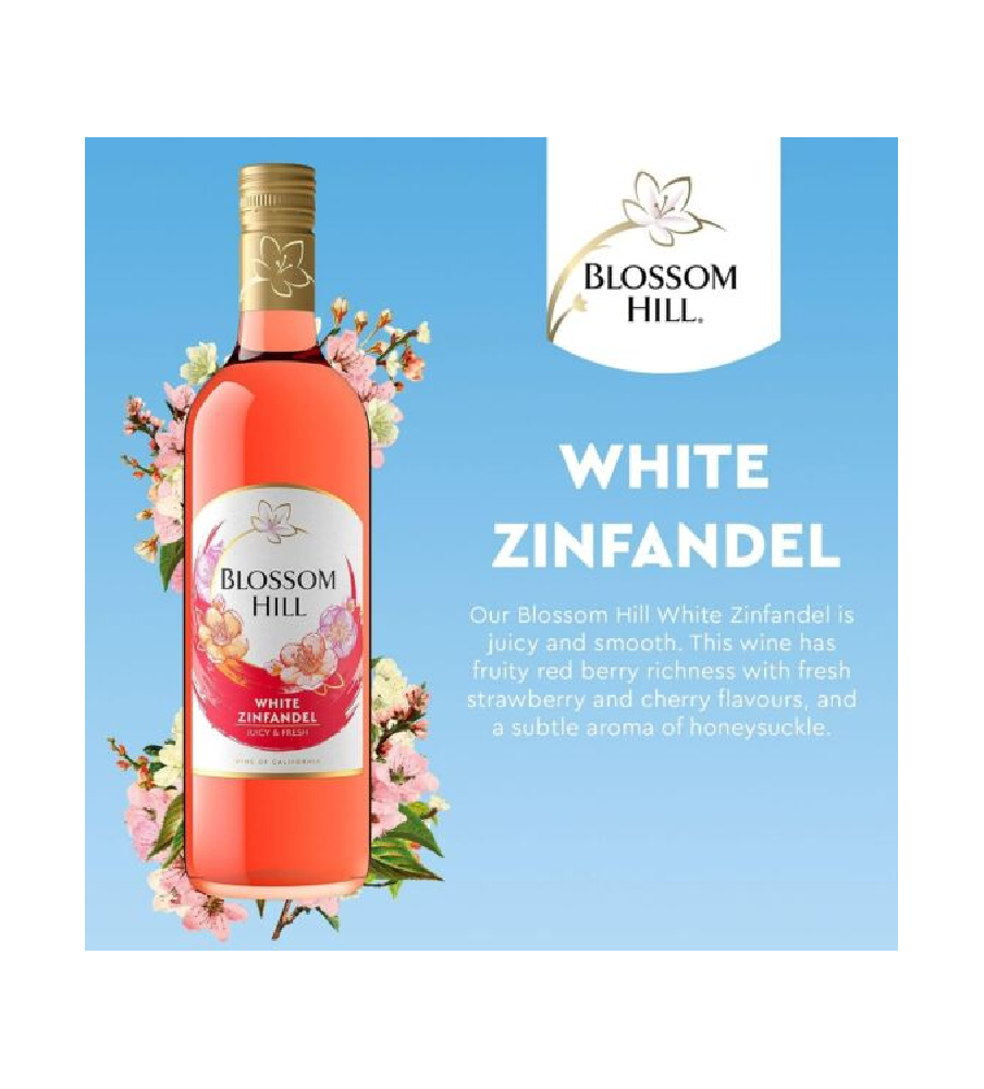 Blossom Hill White Zinfandel 75 cl (Case of 6)