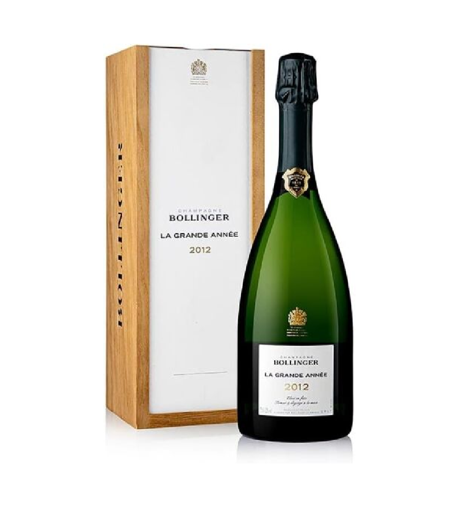 Champagne Bollinger La Grande Annee 2012 in Wooden Gift Box 75cl