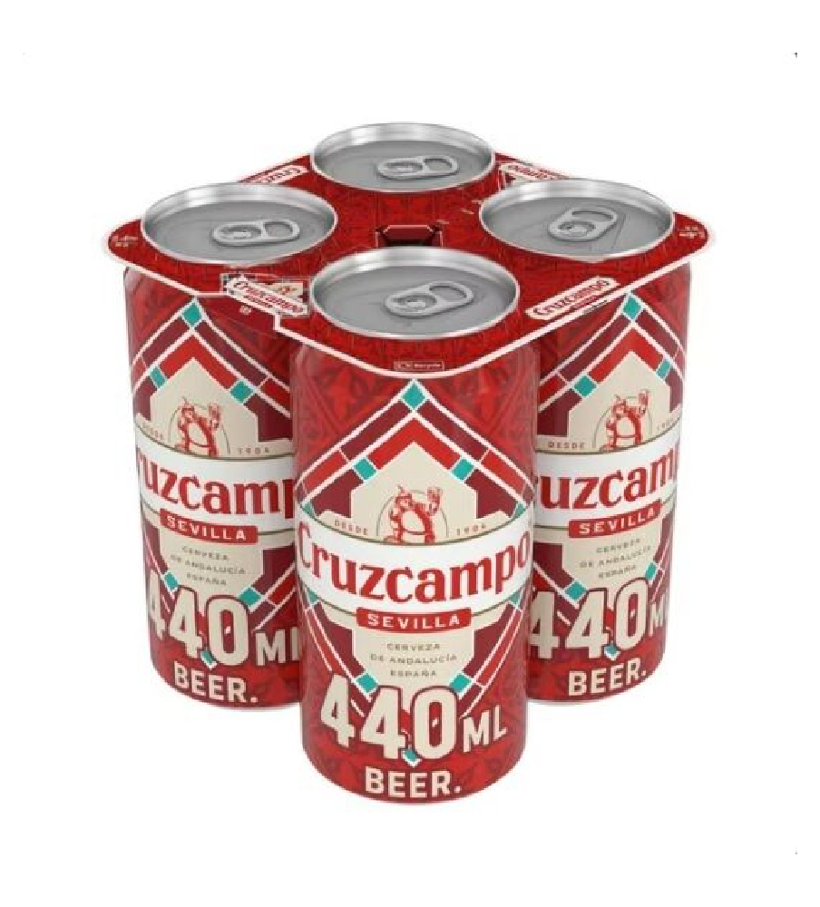 Cruzcampo Sevilla Lager Beer 24x440ml Cans