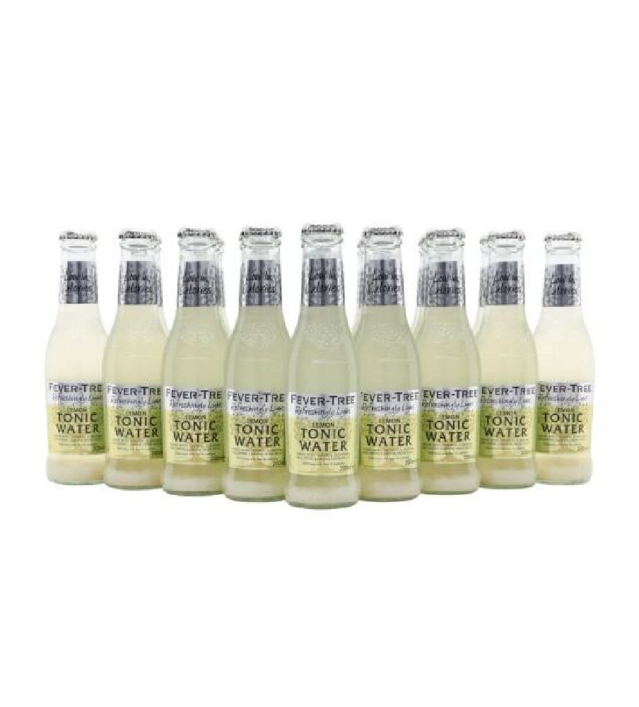 Fever Tree Refreshingly Light Lemon Tonic Water 24 x 200ml Bottles