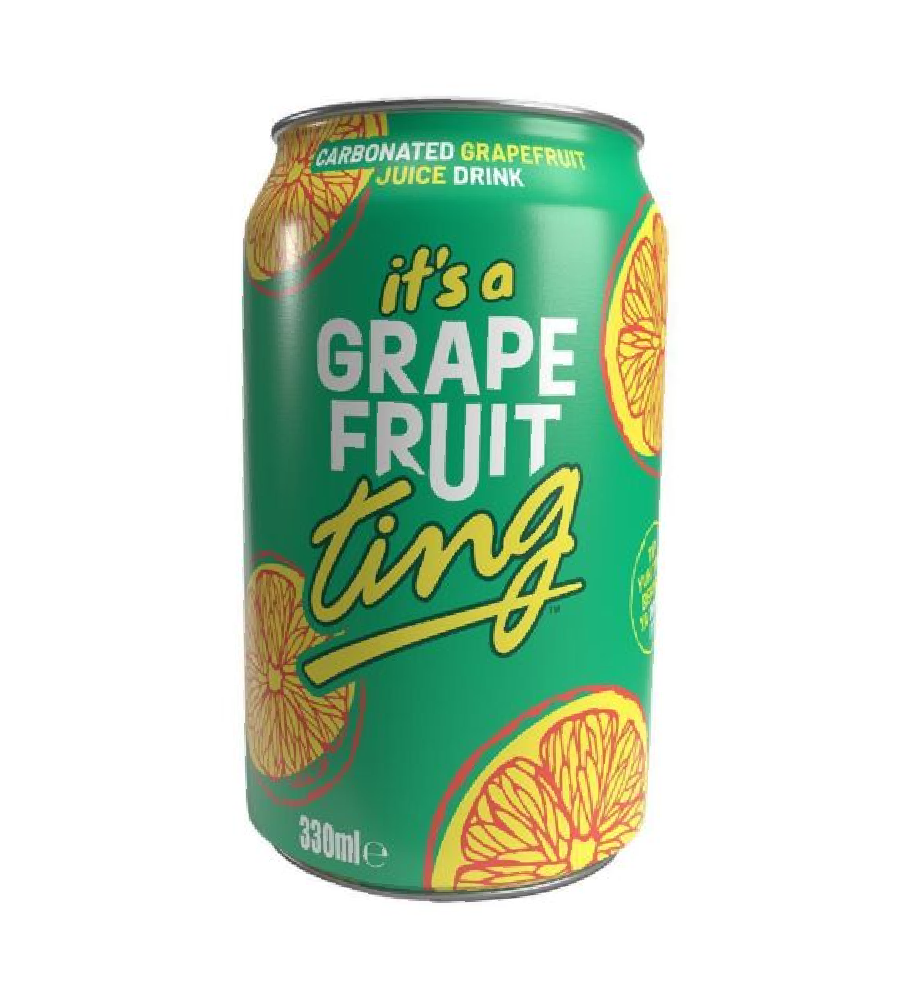 Ting Zesty Caribbean Fruit Fizz 24x 330ml