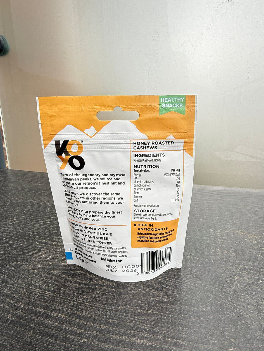 Honey Roasted Cashews Pack of 10'pcs