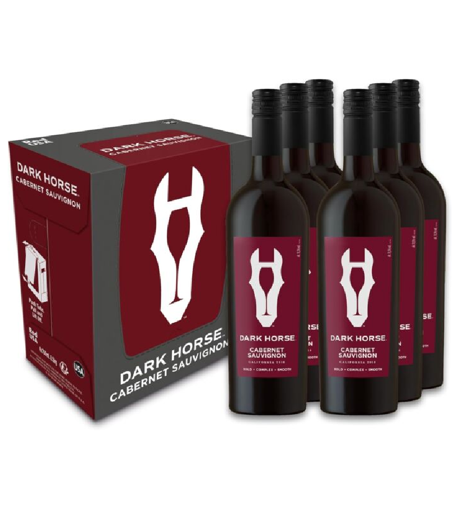 Dark Horse Cabernet Sauvignon, Californian Red Wine 6x750ml