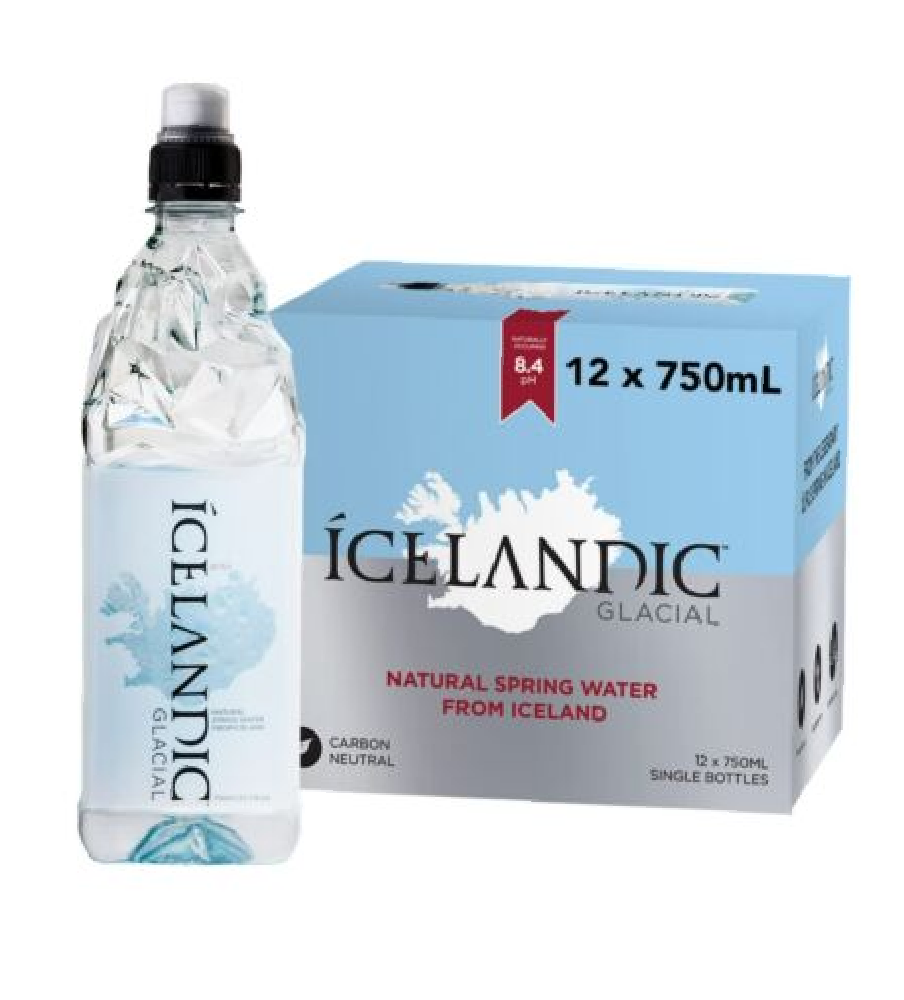 Icelandic Glacial Premium Still Water Sports Cap 12x 750ml