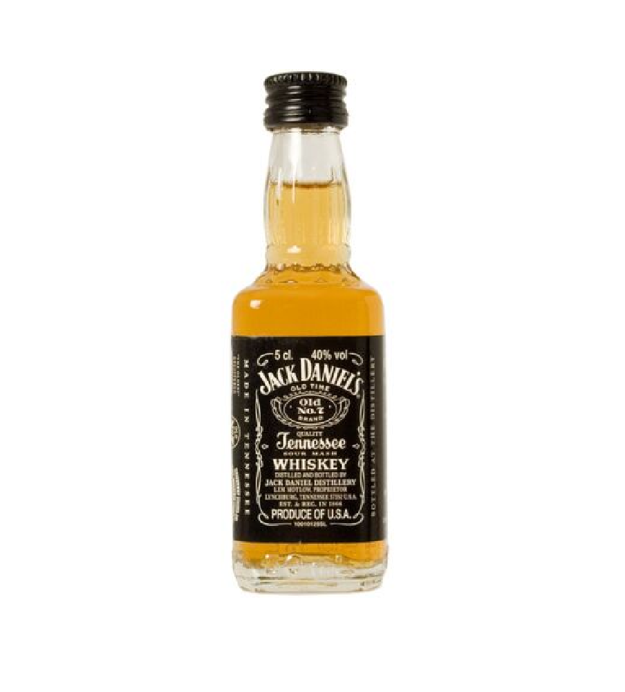 Jack Daniels - Old No 7 - Tennessee Bourbon Whiskey Miniature - 5cl Single