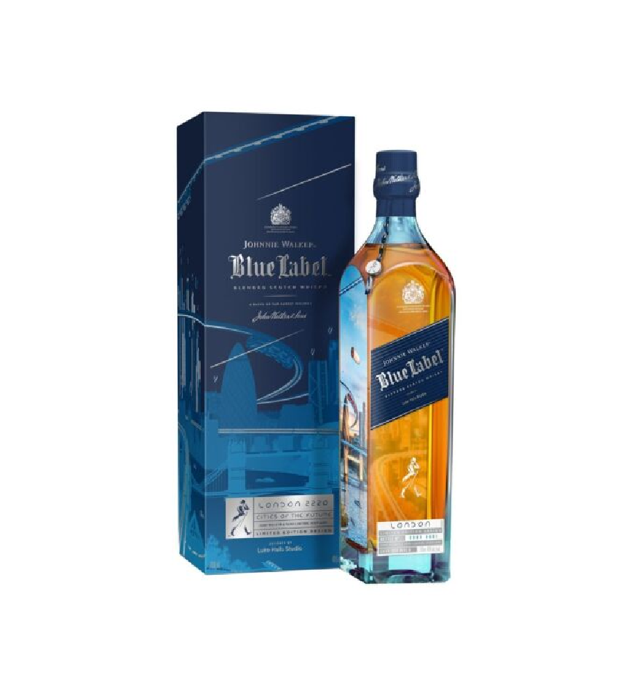 Johnnie Walker Blue Label Whisky 70cl Limited Edition London Design