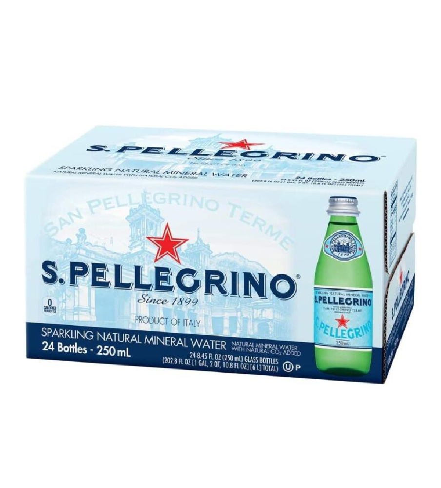 San Pellegrino Sparkling Water (Glass) 24 x 250ml