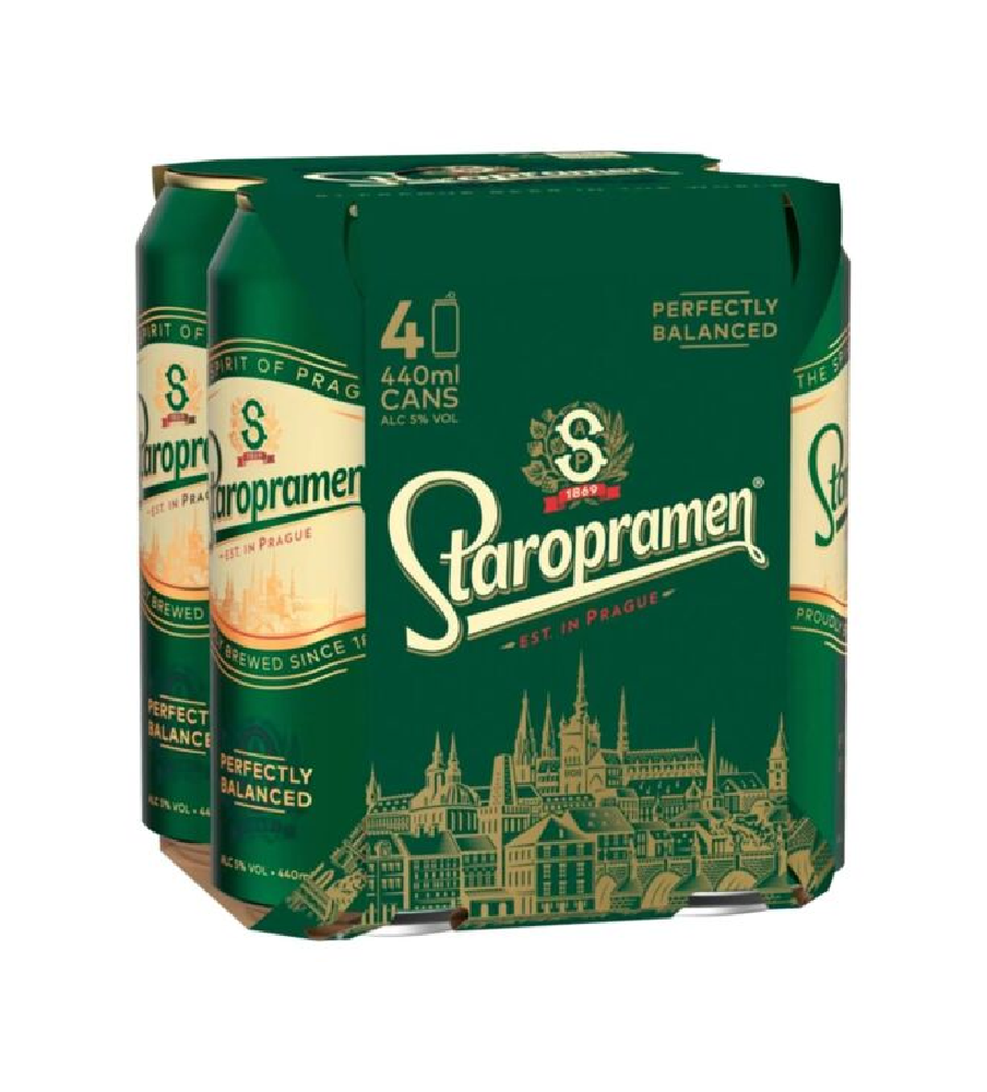 Staropramen Pilsner 24 x 440ml Cans