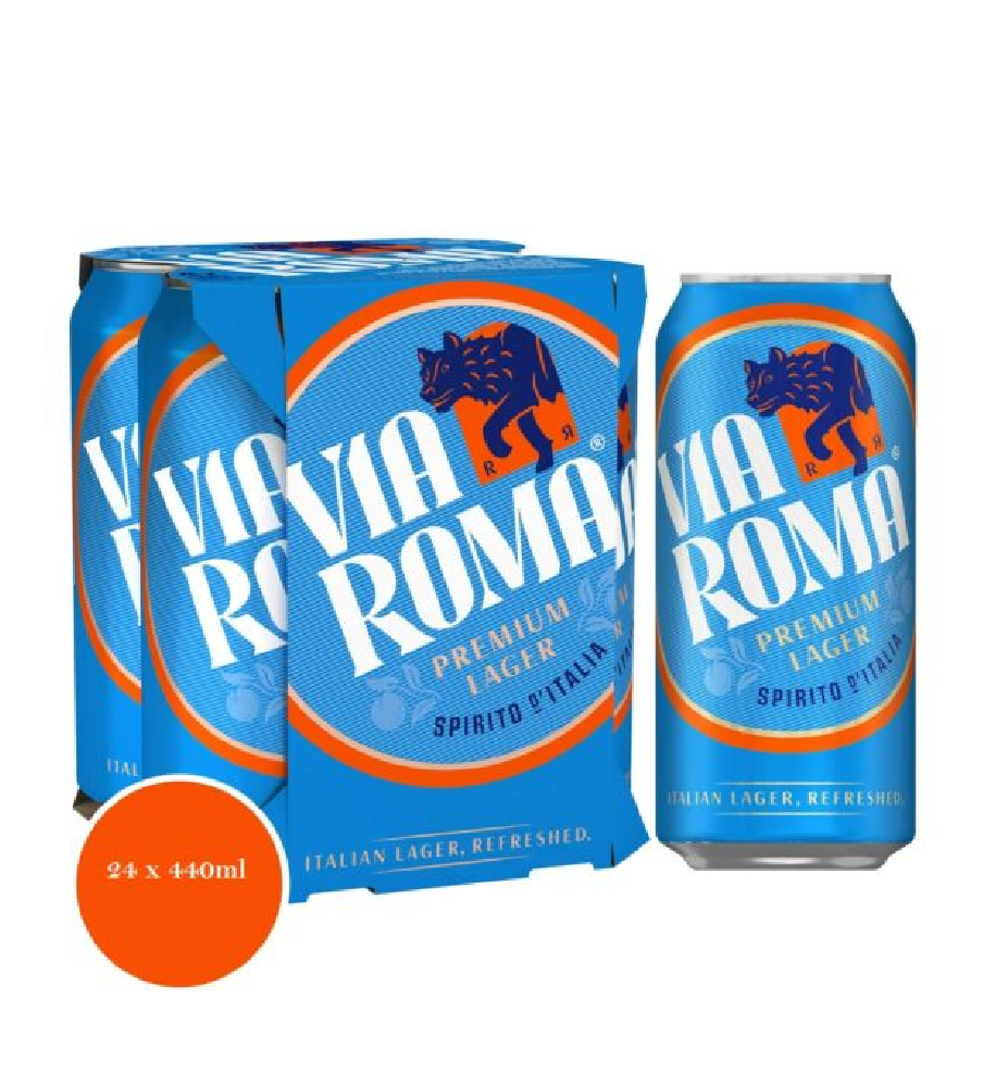 Via Roma Premium Lager 24 x 440ml