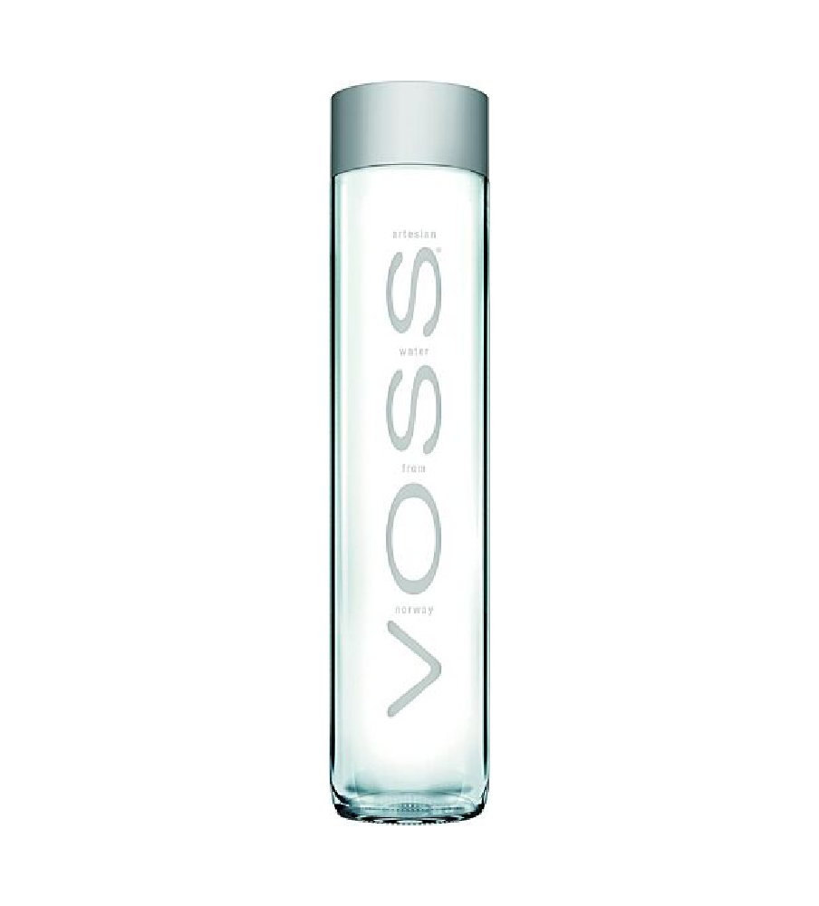 Voss Artesian Sparkling Water Bottles 800 ml (Pack of 12)