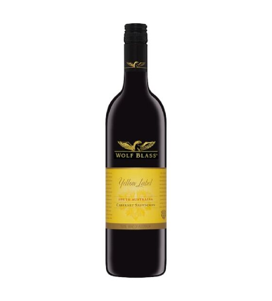 Wolf Blass - Yellow Label - Cabernet Sauvignon - Australian Red Wine - 75cl Single Bottle